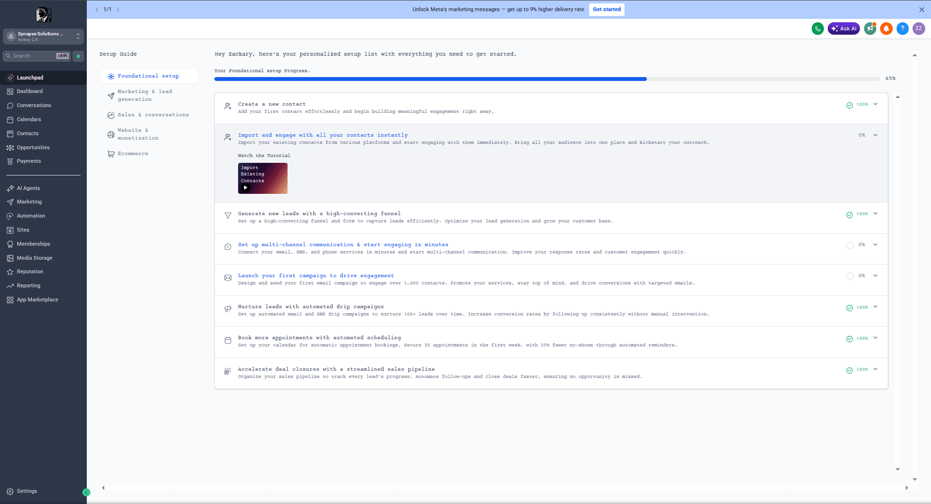 Synapse CRM preview